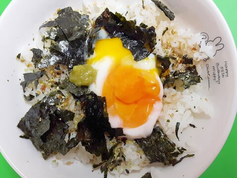 簡単とろピリ！(^^)わさびふりかけ丼♪